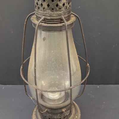 Sale Photo Thumbnail #2446: Vintage Rail Road Caged Lantern