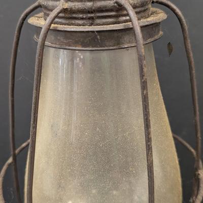 Sale Photo Thumbnail #2443: Vintage Rail Road Caged Lantern