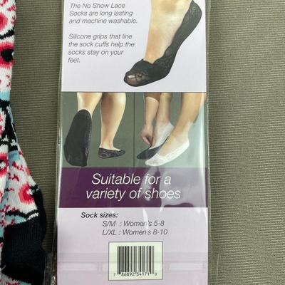 3 Pair New Women’s Socks