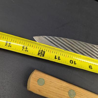 Sale Photo Thumbnail #2582: Vintage Case XX Fine Hammer Forged Style Chef Knives