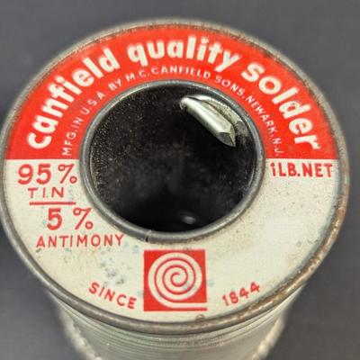 Sale Photo Thumbnail #3315: Canfield Quality Solder