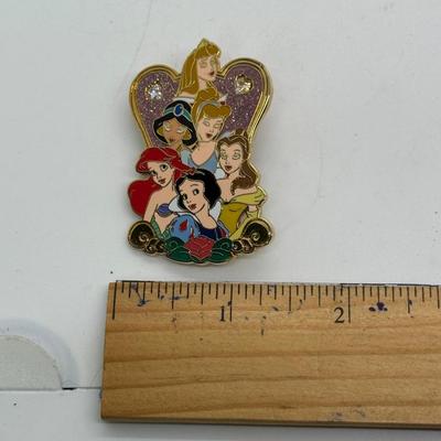 Disney Princesses Bling 2006 Pin Tading Full The Gang Glitter Pin