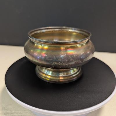 Sale Photo Thumbnail #3019: Vintage Georgian Castle 1405 Silverplate Bowl – International Silver