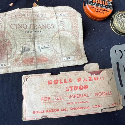 Lot 208 Vintage advertising items