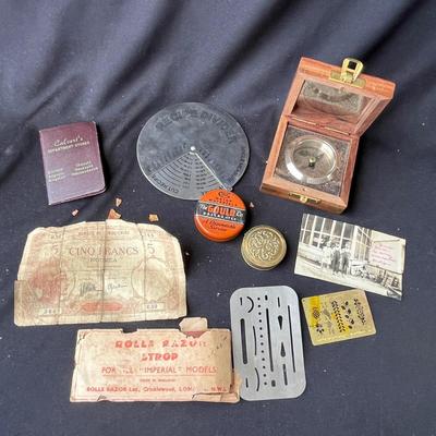 Lot 208 Vintage advertising items