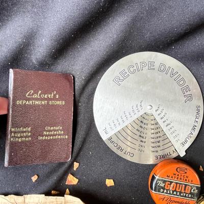 Lot 208 Vintage advertising items