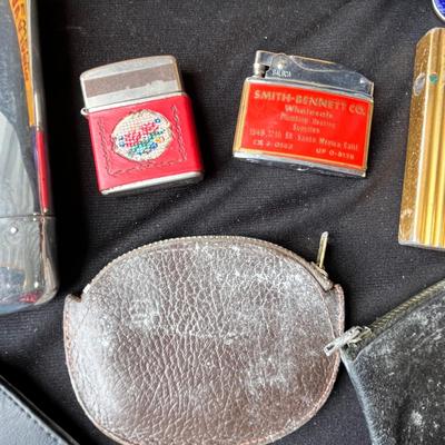 Lot 212 Cigar box of smoking items