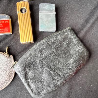 Lot 212 Cigar box of smoking items