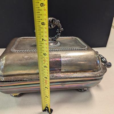 Sale Photo Thumbnail #3036: Silver Plated Covered Chafing Dish