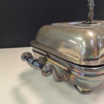 Sale Photo Thumbnail #3029: Silver Plated Covered Chafing Dish