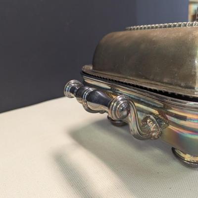 Sale Photo Thumbnail #3031: Silver Plated Covered Chafing Dish