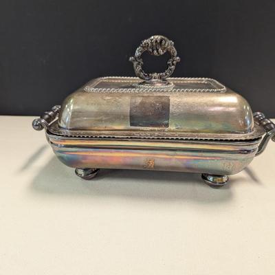 Sale Photo Thumbnail #3030: Silver Plated Covered Chafing Dish
