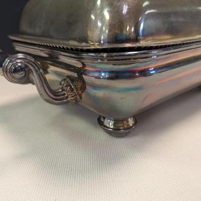 Sale Photo Thumbnail #3028: Silver Plated Covered Chafing Dish