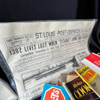 Lot 216 Paper memorabilia lot