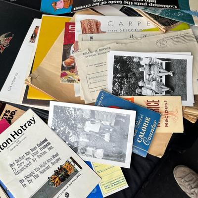Lot 216 Paper memorabilia lot