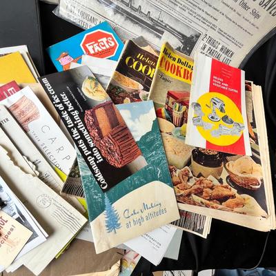 Lot 216 Paper memorabilia lot