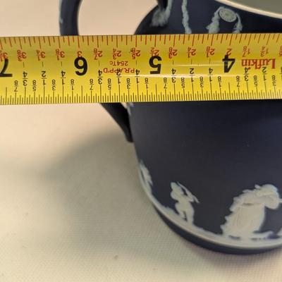 Sale Photo Thumbnail #450: Wedgwood Dark Blue Jasperware Pitcher