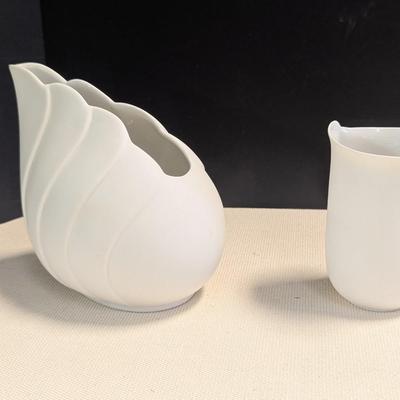 Sale Photo Thumbnail #1713: Rosenthal Studio Line Germany Bisque Porcelain Uta Feyl Vases Design