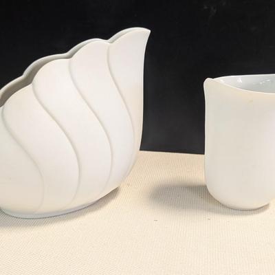 Sale Photo Thumbnail #1712: Rosenthal Studio Line Germany Bisque Porcelain Uta Feyl Vases Design
