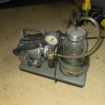 Vintage surgical suction machine