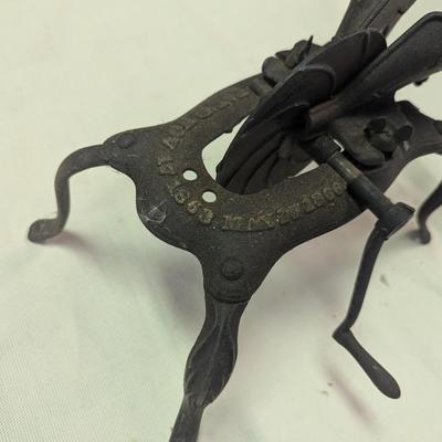 Sale Photo Thumbnail #108: Antique Cast Iron Cherry Pitter Stoner