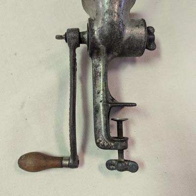 Sale Photo Thumbnail #130: Vintage Griswold's Erie No. 12 Cast Iron Meat Grinder