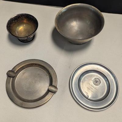Sale Photo Thumbnail #1762: Silverplated Trophy Bowls & Plates