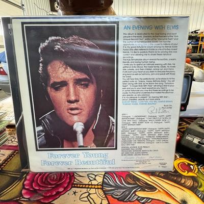 Sale Photo Thumbnail #126: "Forever Young, Forever Beautiful" by Elvis Presley, a vinyl LP released on the Memphis Flash record label. 
Here's more information about this album:
Artist: Elvis Presley.
Title: Forever Young, Forever Beautiful.
Label: Memphis Flash.
Release Year: 1978