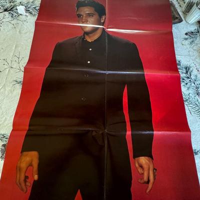 Sale Photo Thumbnail #457: These posters are double sided so lot represents 10 actual posters. These are from the 70's and came from magazines and LP's. The ones from magazines will have small center holes in crease from magazine staples. These are new old stock and not re-prints /