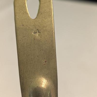 Sale Photo Thumbnail #1889: Vintage Brass Melting Pot