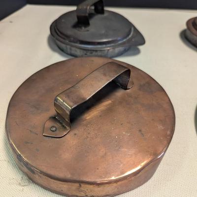 Sale Photo Thumbnail #1894: Antique Copper Lids