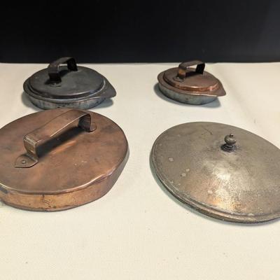 Sale Photo Thumbnail #1893: Antique Copper Lids