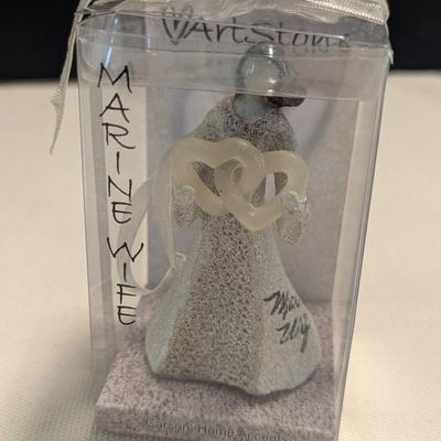 Sale Photo Thumbnail #2840: Art Stone Marine Wife Figure
