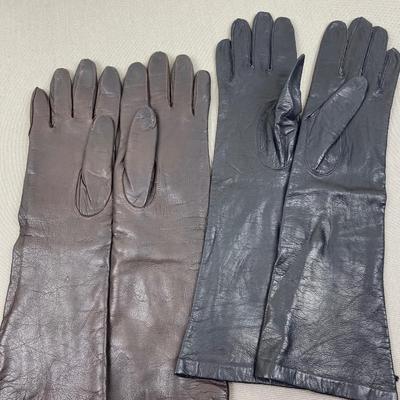 5 Pair Vintage Leather Gloves