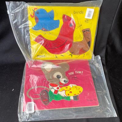 Lot 234 Vintage wood puzzles