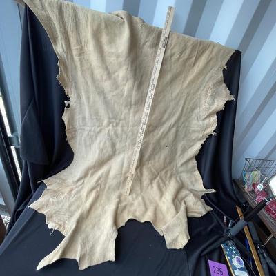 Lot 236 Leather hyde