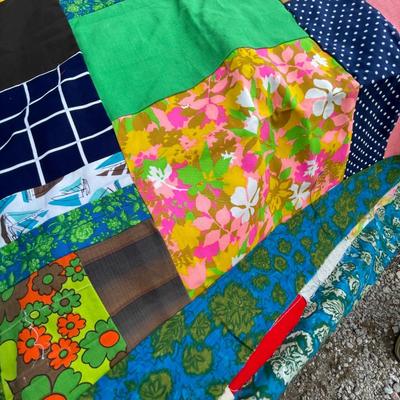 Lot 238 Patch work quilt top