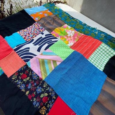 Lot 238 Patch work quilt top