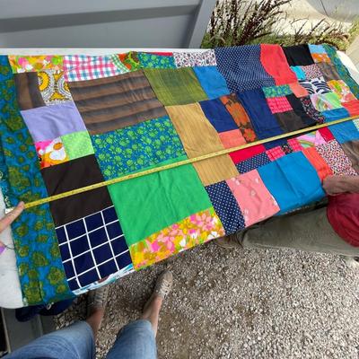 Lot 238 Patch work quilt top