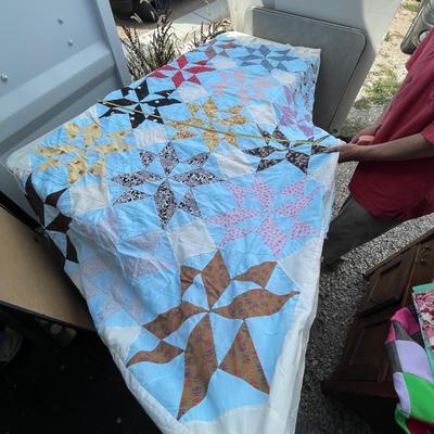 Lot 239 Starburst Quilt top