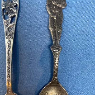 Lot 252 Colorado & Boy Scout Sterling Silver souvenir spoons