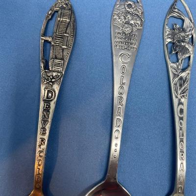 Lot 252 Colorado & Boy Scout Sterling Silver souvenir spoons