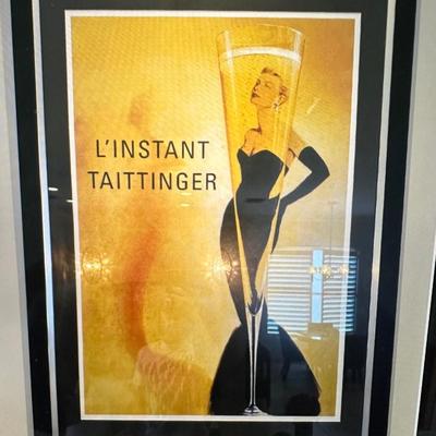 Poster L'Instant Taittinger