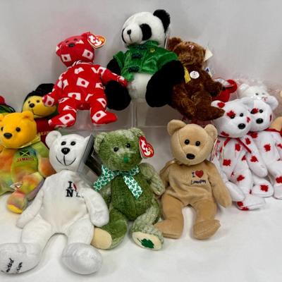 Sale Photo Thumbnail #274: Many different styles, including a Panda Bear, Rastafarian Bear, and a Rainbow colored bear. See photos for what's included.