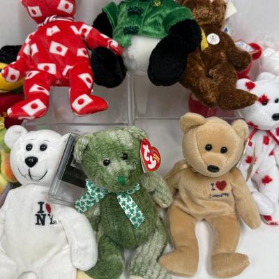 Sale Photo Thumbnail #272: Many different styles, including a Panda Bear, Rastafarian Bear, and a Rainbow colored bear. See photos for what's included.