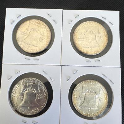 Lot 1956 Franklin Halves