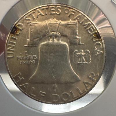1953 (S) Kennedy Half - Double Die (Face)