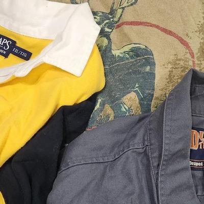 Sale Photo Thumbnail #97: Vintage Levi's and Urban New Tag Jeans, Hockey Jersey, Chaps Ralph Lauren Polo, Remington, All vintage and one or more single stitch. Great value!

Will receive everything pictured
Sizes for everything can be seen in pictures