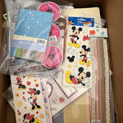 Lot 601: Crafts Supplies: Paper,Tools,Stamps and Mire