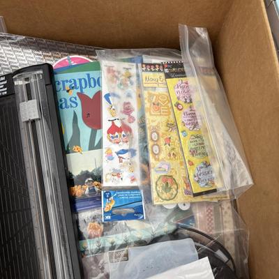 Lot 601: Crafts Supplies: Paper,Tools,Stamps and Mire